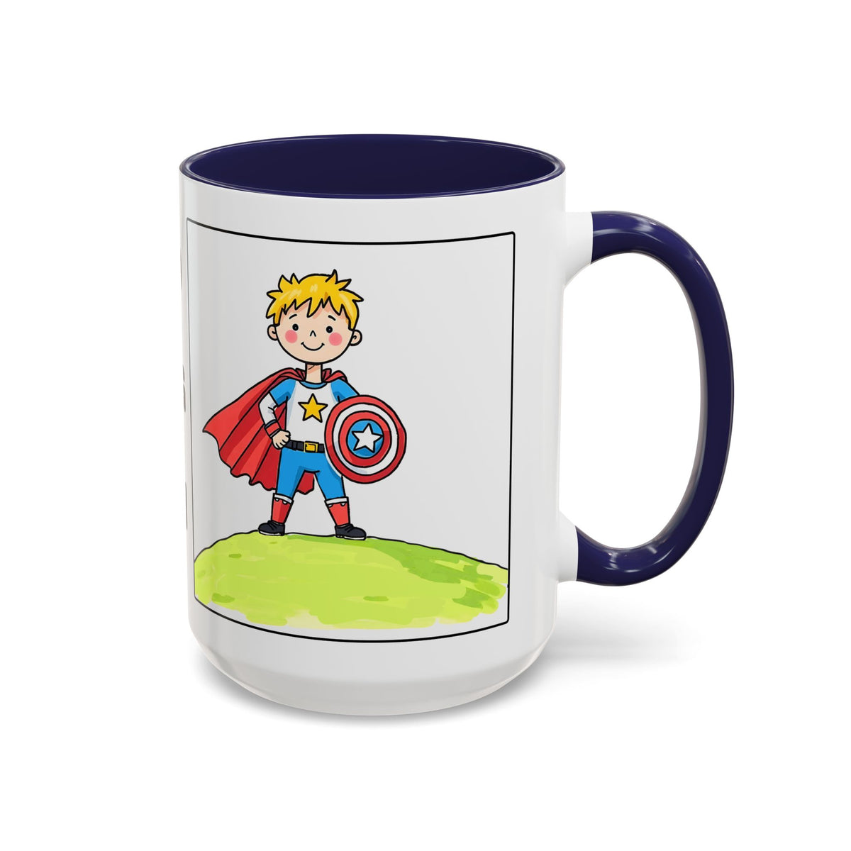 Be Brave and Stand Strong in Your Faith II —  Accent Coffee Mug