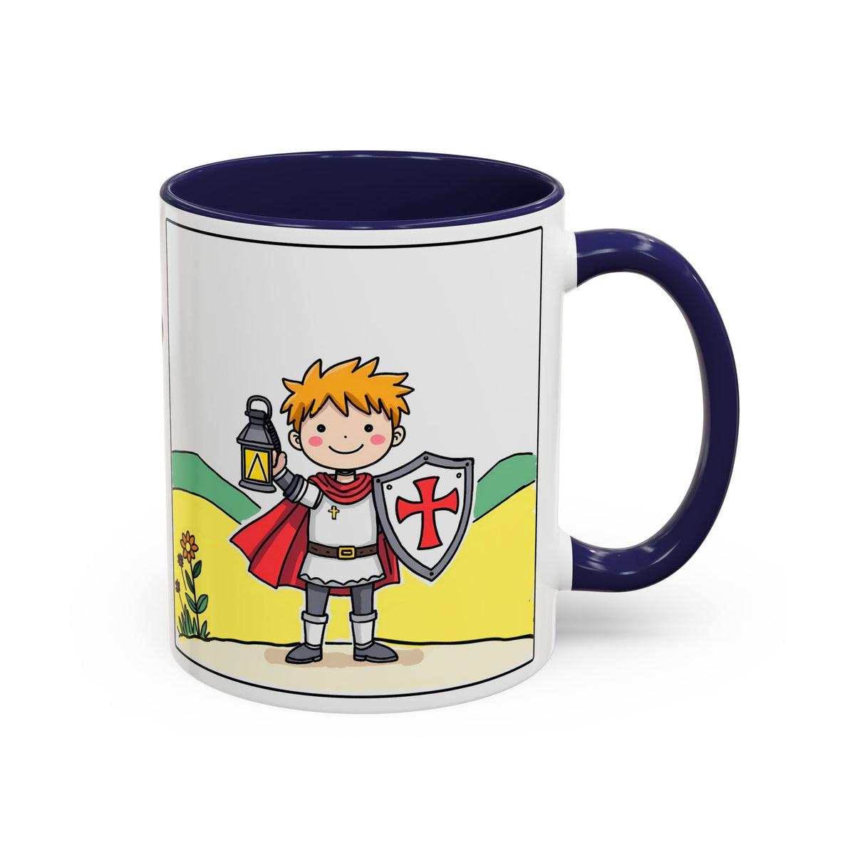 God Is My Light II  —  Accent Coffee Mug – Inspirational Christian Faith Mug (11/15oz)