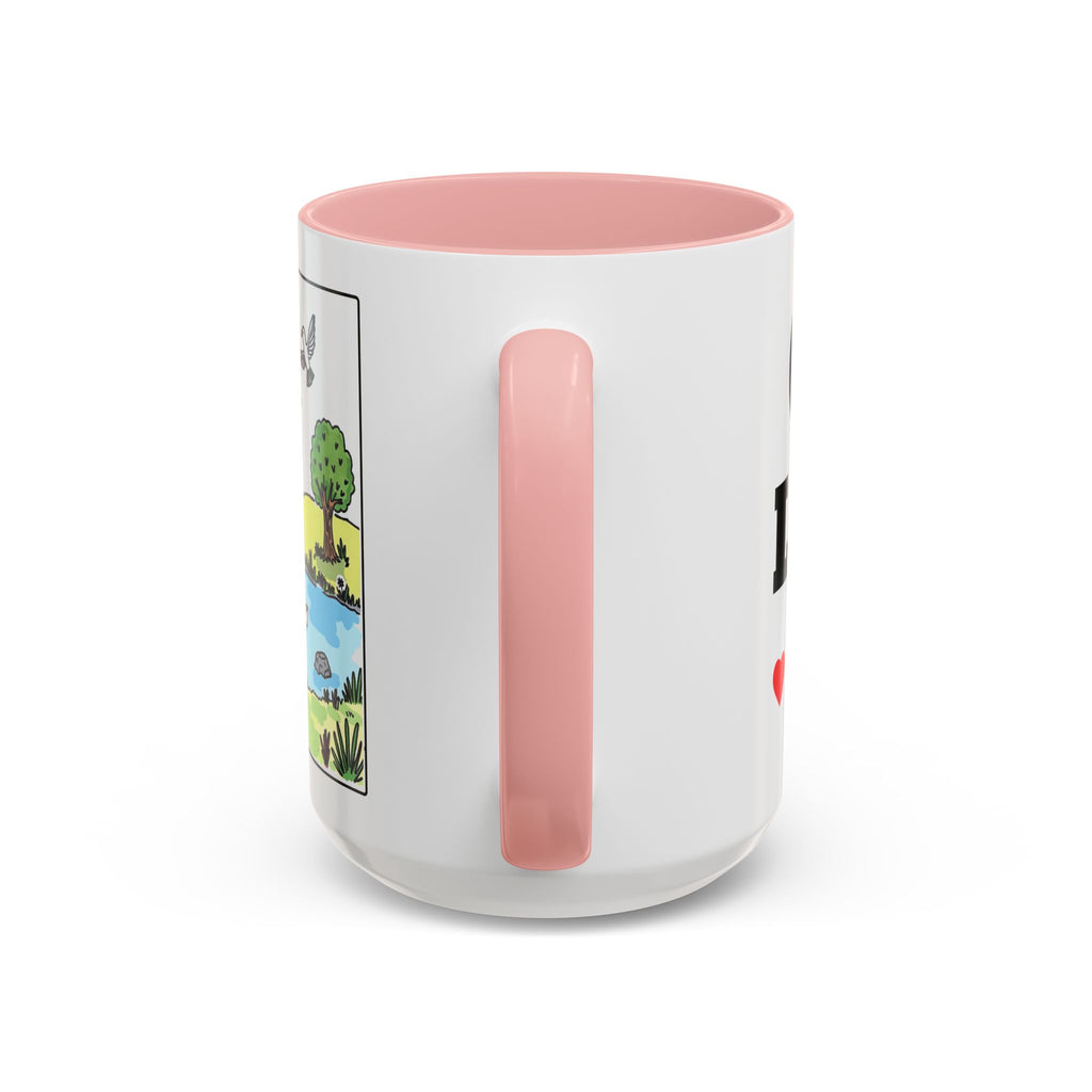 God Loves Me — Accent Coffee Mug —  Inspirational Kids Scene Ceramic Mug (11/15oz)