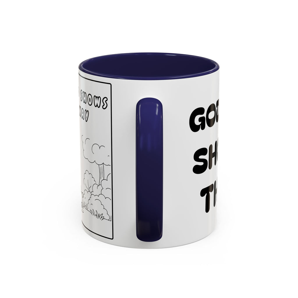 Gods Word Shows Me the Way — Inspirational Accent Coffee Mug — (11/15 oz)