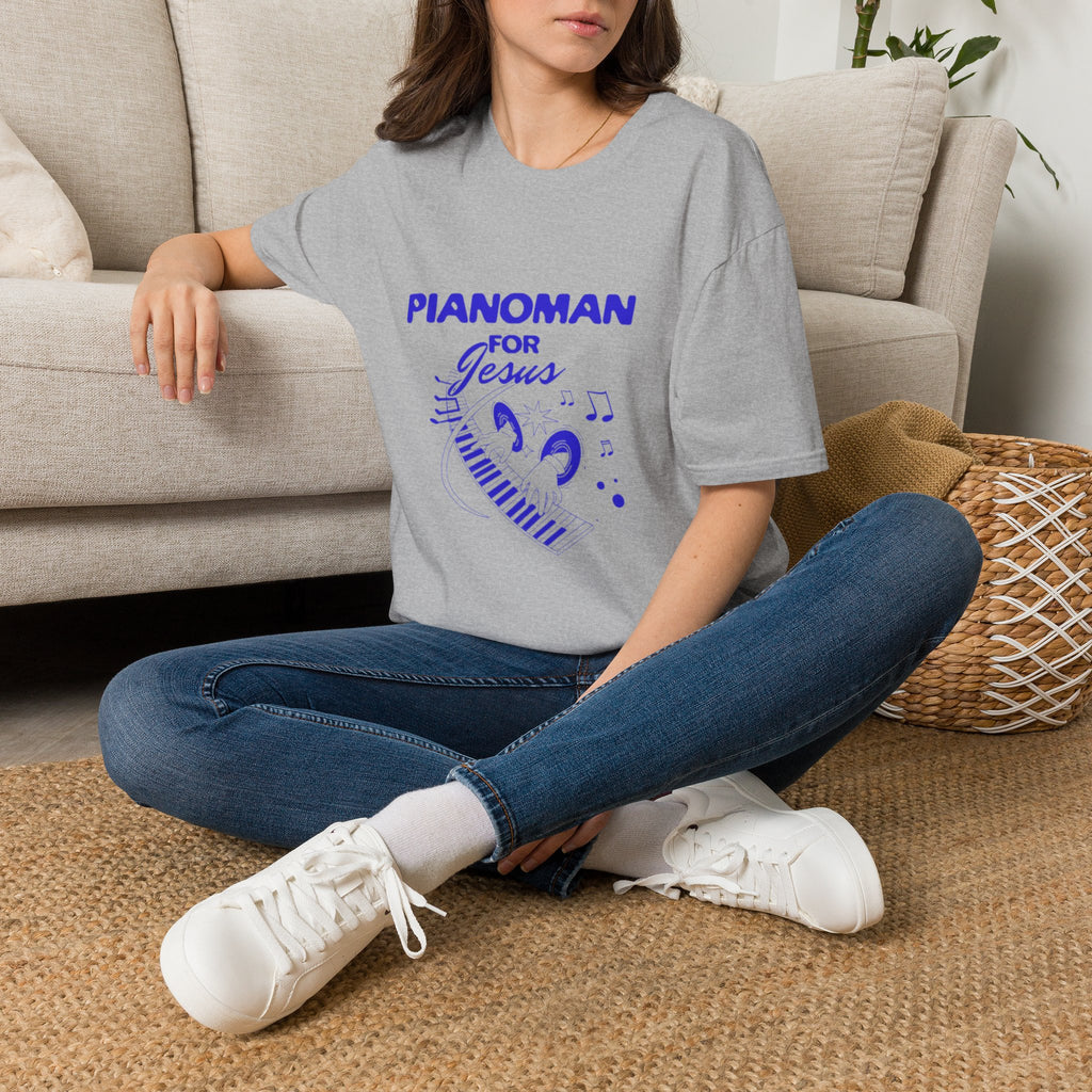Pianoman for Jesus T-Shirt — Christian Musician Tee