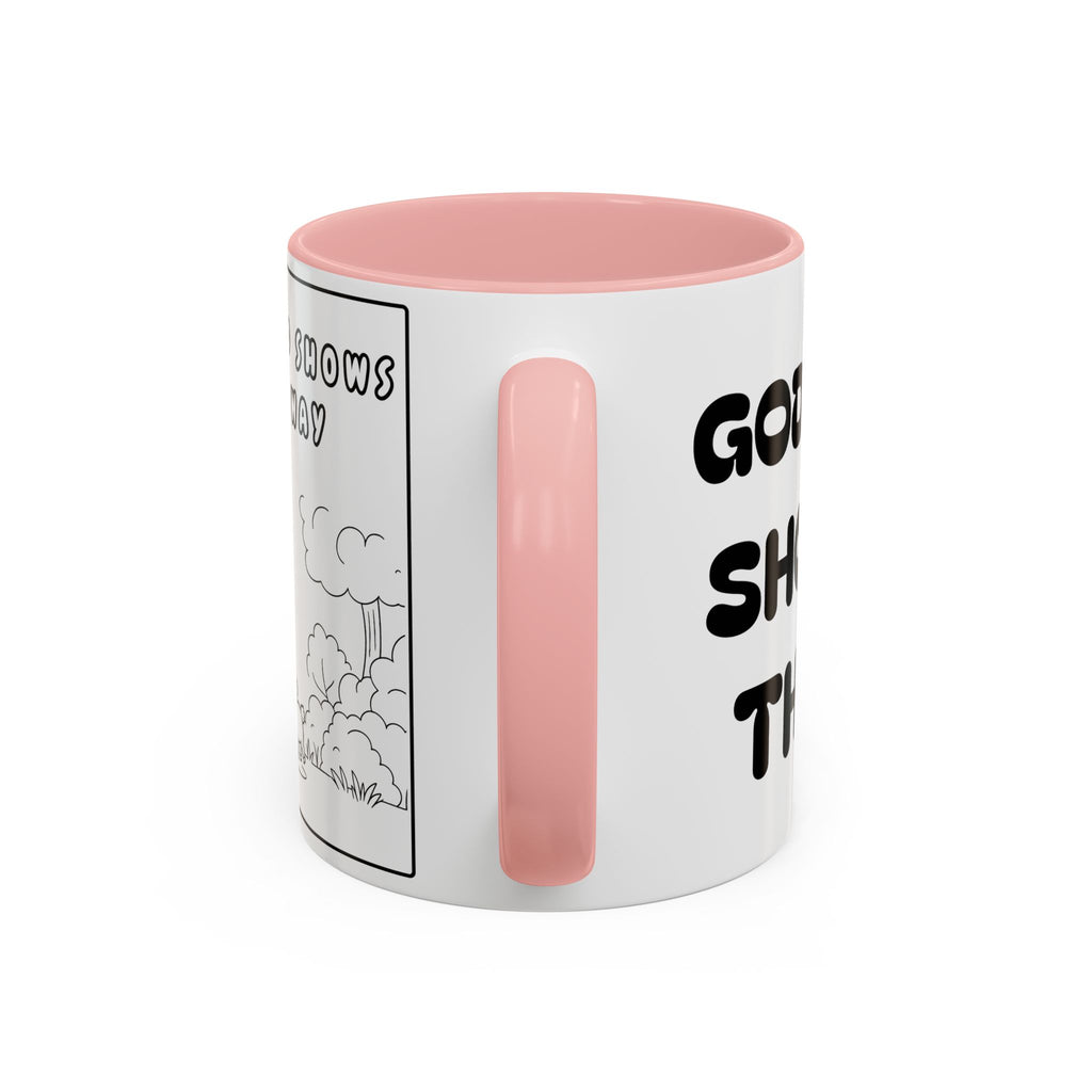 Gods Word Shows Me the Way — Inspirational Accent Coffee Mug — (11/15 oz)