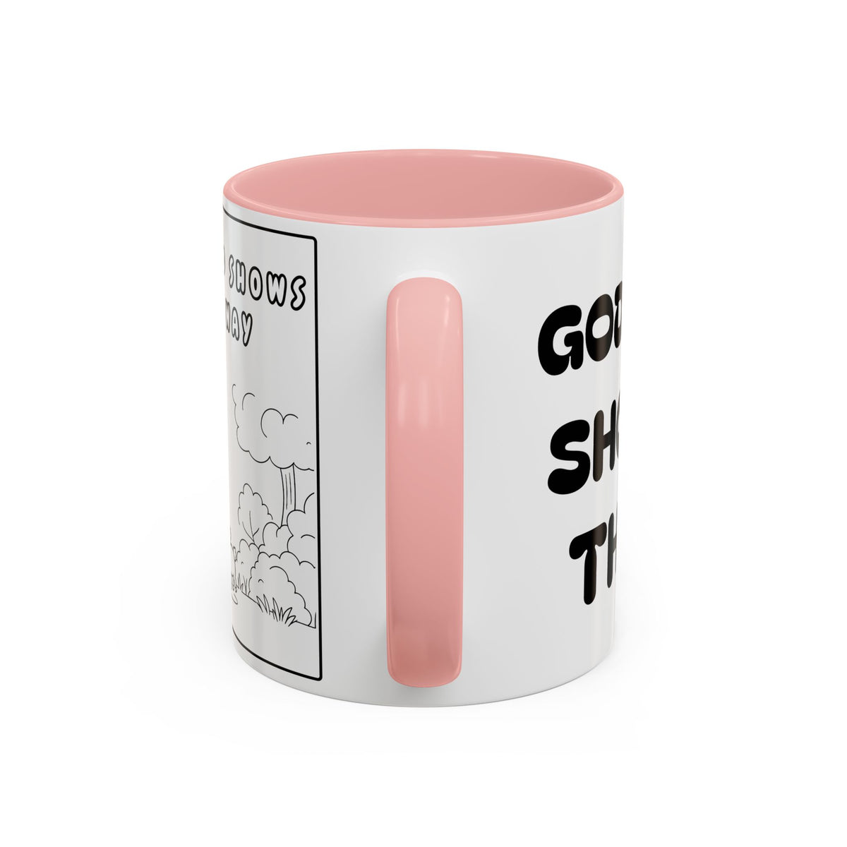 Gods Word Shows Me the Way — Inspirational Accent Coffee Mug — (11/15 oz)