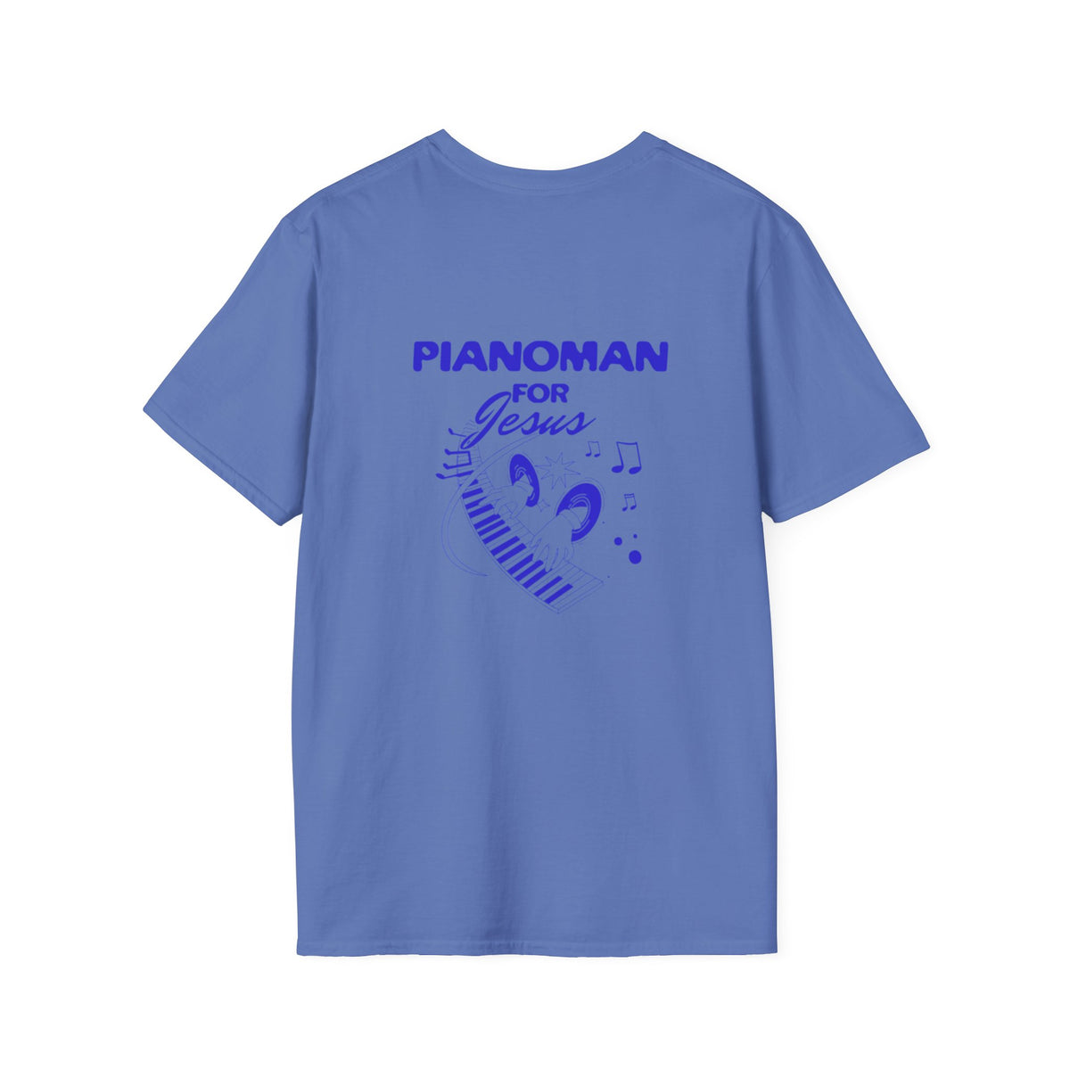 Pianoman for Jesus T-Shirt — Christian Musician Tee