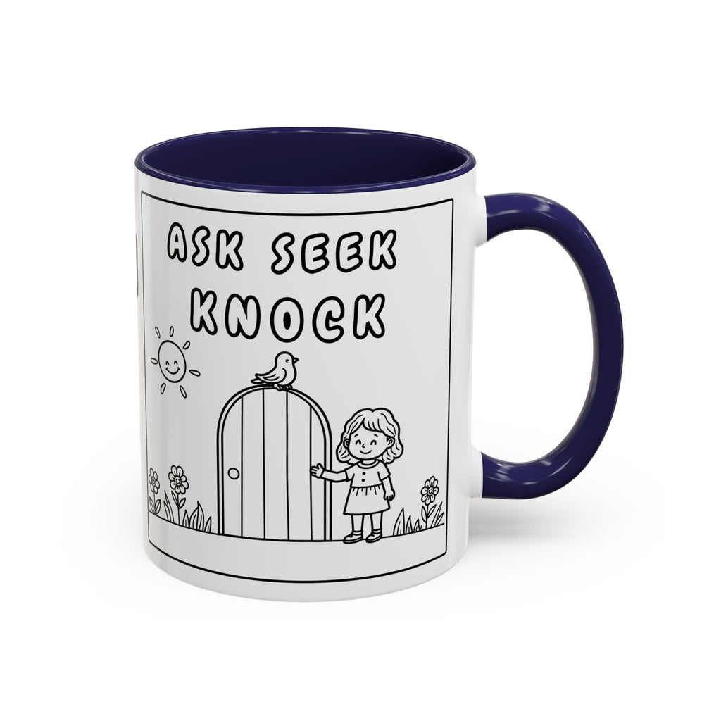 Knock And I WILL Open The DOOR! – Inspirational  Christian Encouragement Tea Cup (11/15oz)