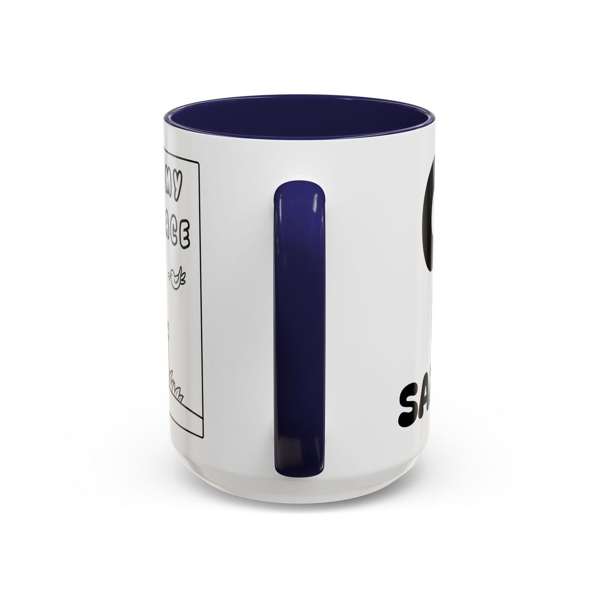 God Is My Safe Place — Christian Accent Coffee Mug —  Inspirational Coffee Cup