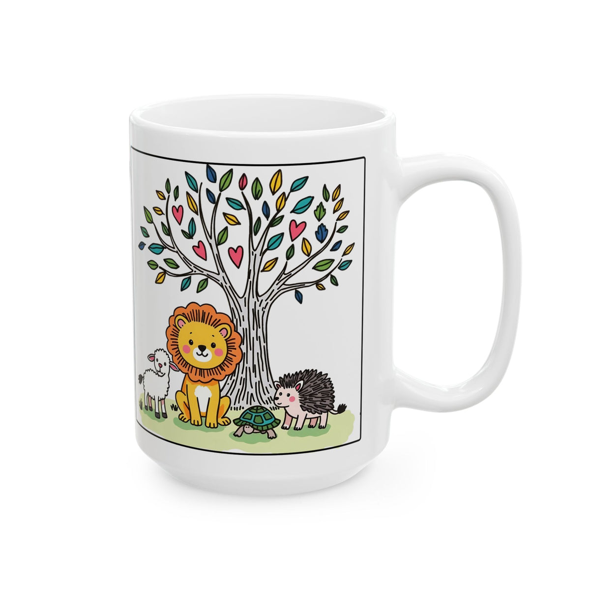 Someday The Lion Will Be Gentle — Ceramic Mug (11oz, 15oz)