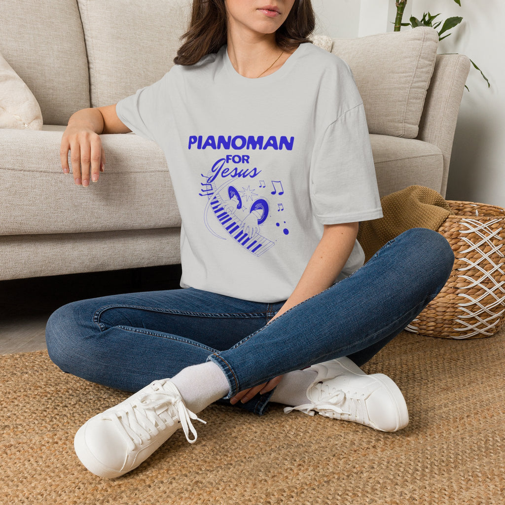 Pianoman for Jesus T-Shirt — Christian Musician Tee