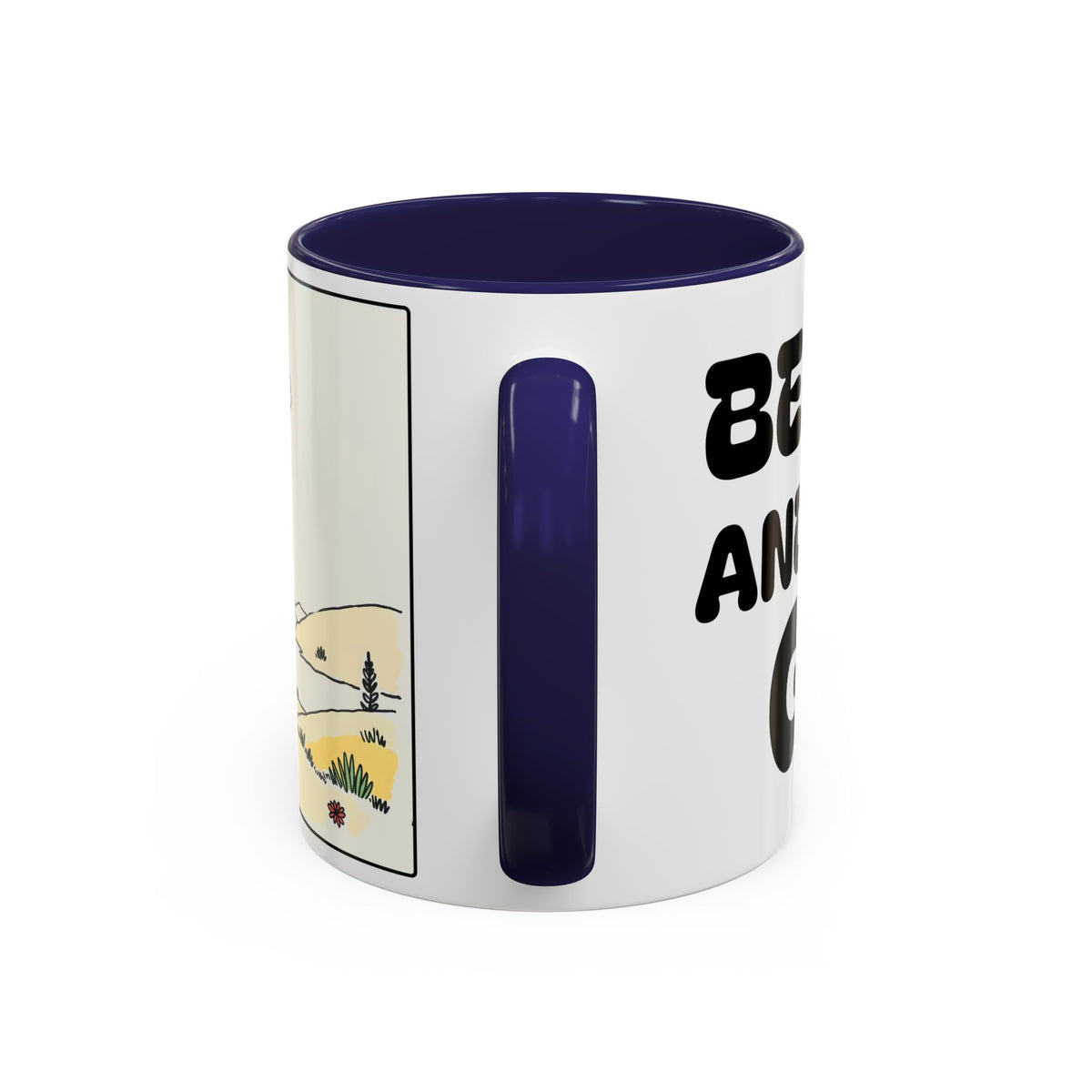 Be Still and Trust God II —  Accent Coffee Mug — Inspirational Christian Scripture Gift (11/15oz)