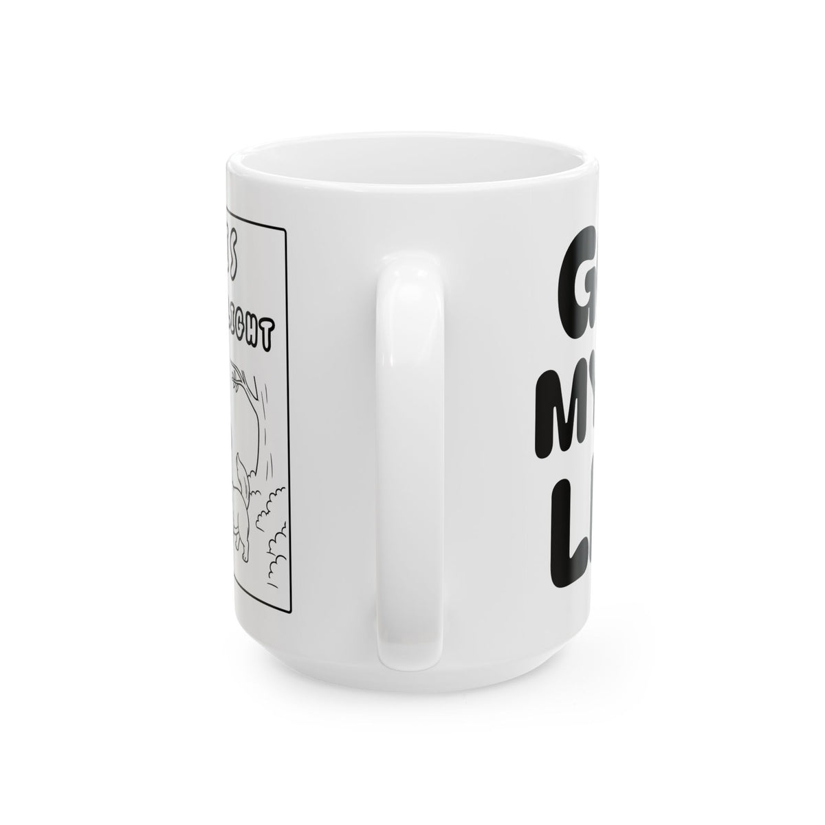 God Is My Only Light — Coffee Mug — Cute Pet Cartoon Mug (11oz, 15oz)