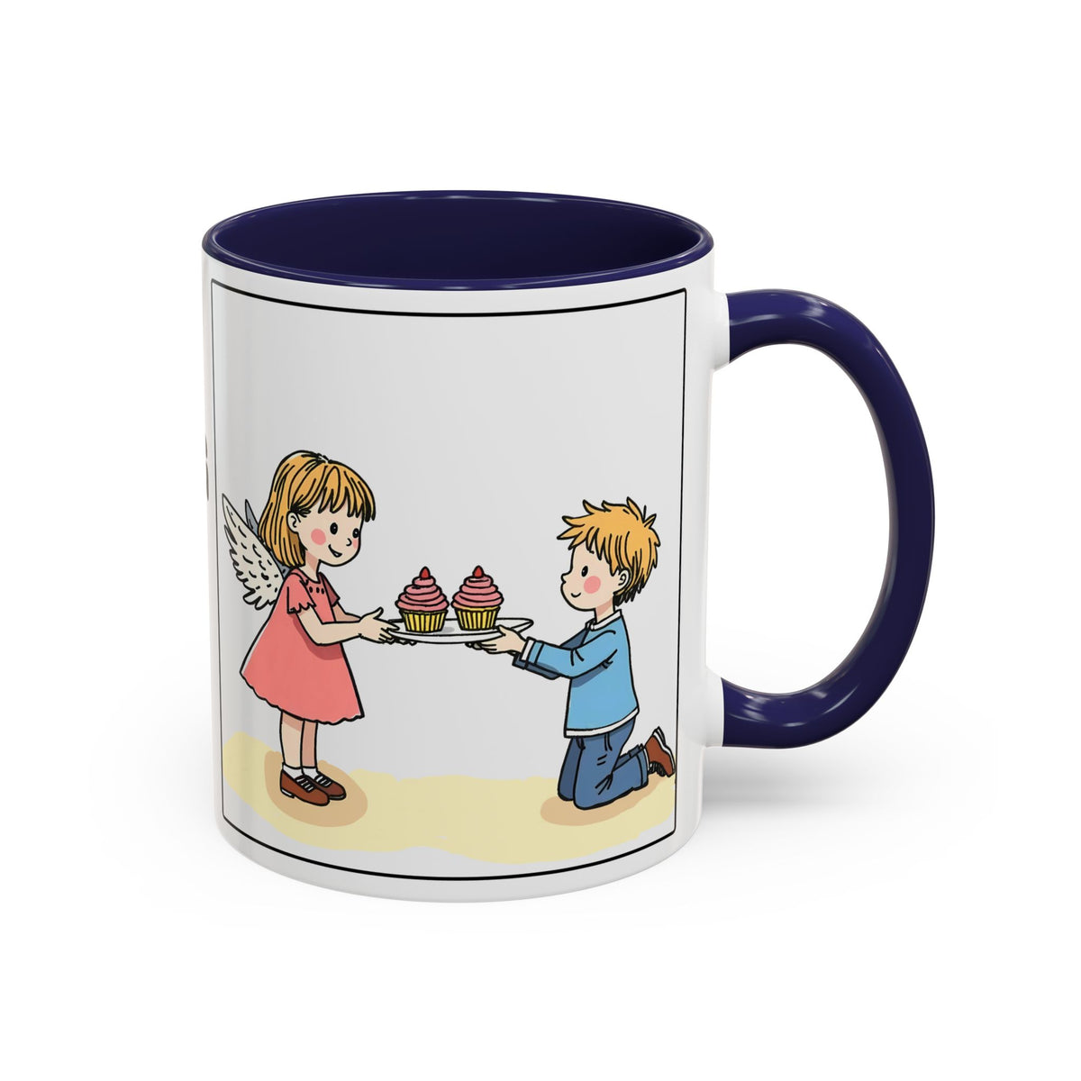 Do Everything With Love II —  Accent Coffee Mug — Inspirational Kid-Friendly Ceramic Mug (11/15oz)