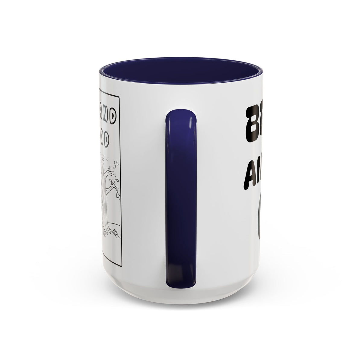 Be Still and Trust God  —  Accent Coffee Mug — Inspirational Christian Scripture Gift (11/15oz)