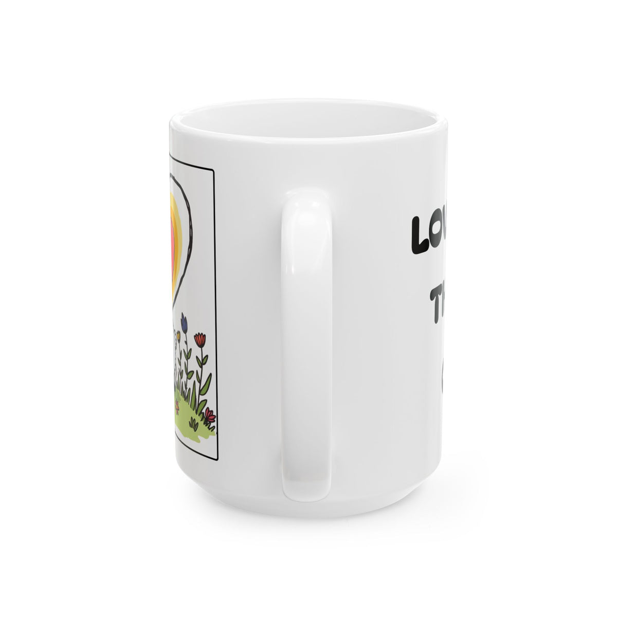 Love Is From The Lamb of God –  Christian Coffee Mug –  Religious Ceramic Mug (11oz/15oz)