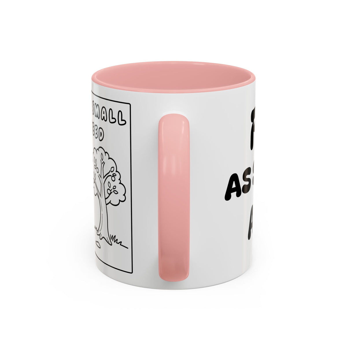 Faith As Small As A Seed — Accent Coffee Mug — Inspirational Christian Coffee Cup (11oz & 15oz)