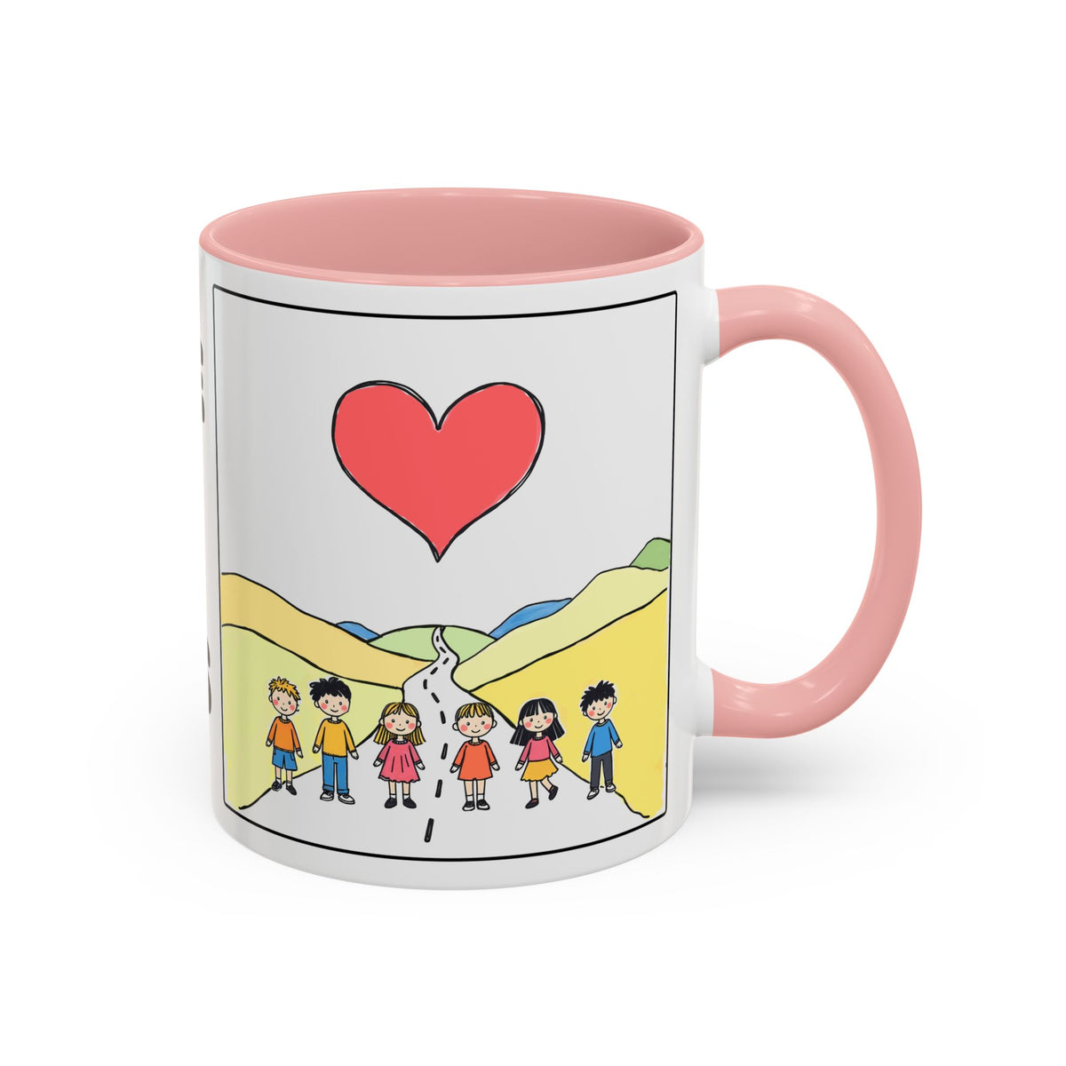 Gods Love For US Never Ends — Inspirational Accent Mug —  (11/15oz)