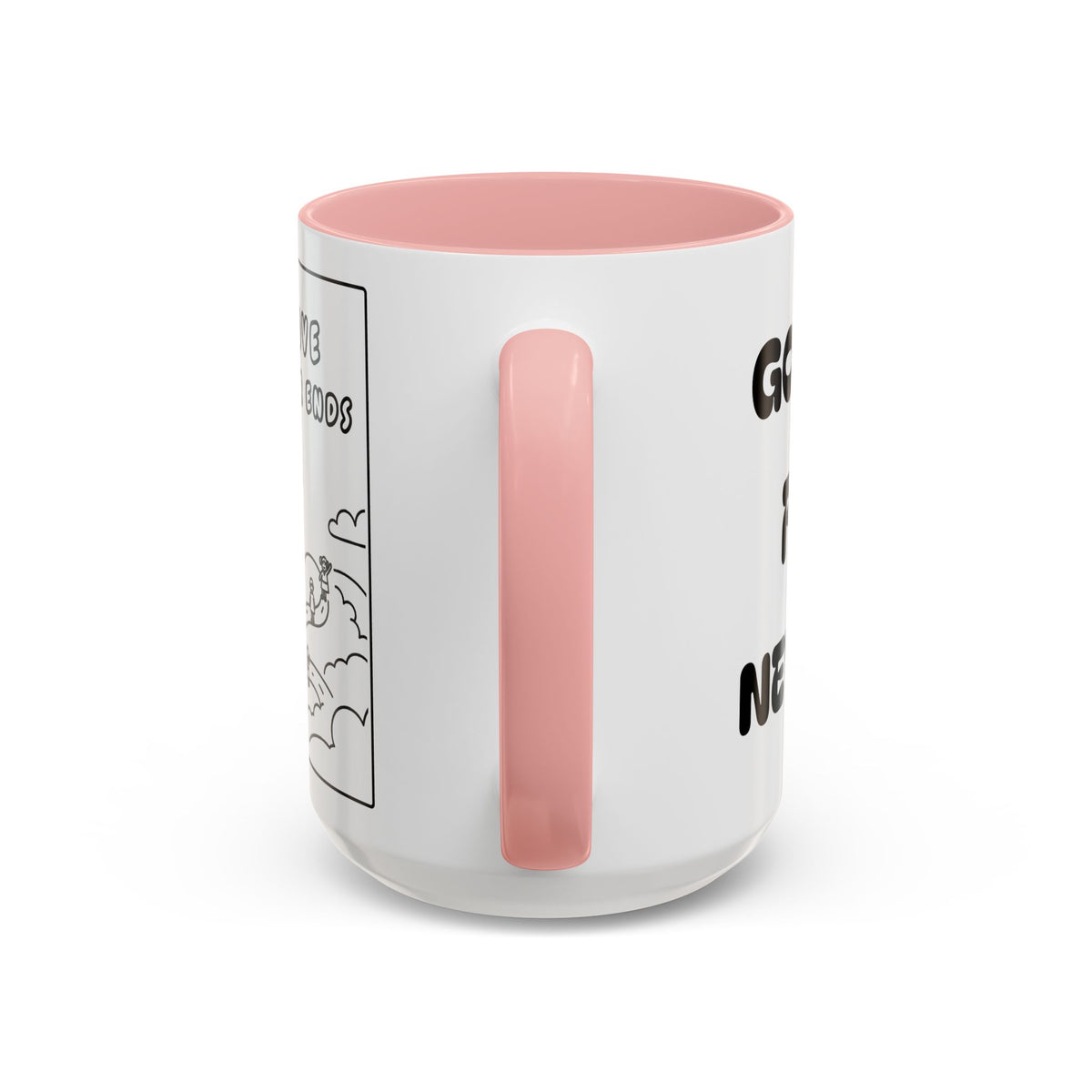 Gods Love For Me Never Ends — Inspirational Accent Mug —  (11/15oz)