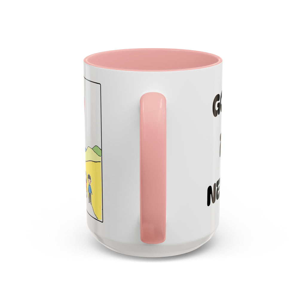 Gods Love For US Never Ends — Inspirational Accent Mug —  (11/15oz)