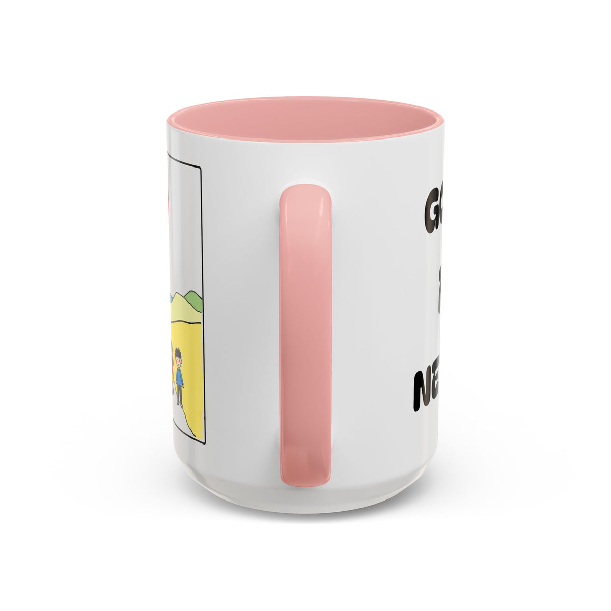 Gods Love For US Never Ends — Inspirational Accent Mug —  (11/15oz)
