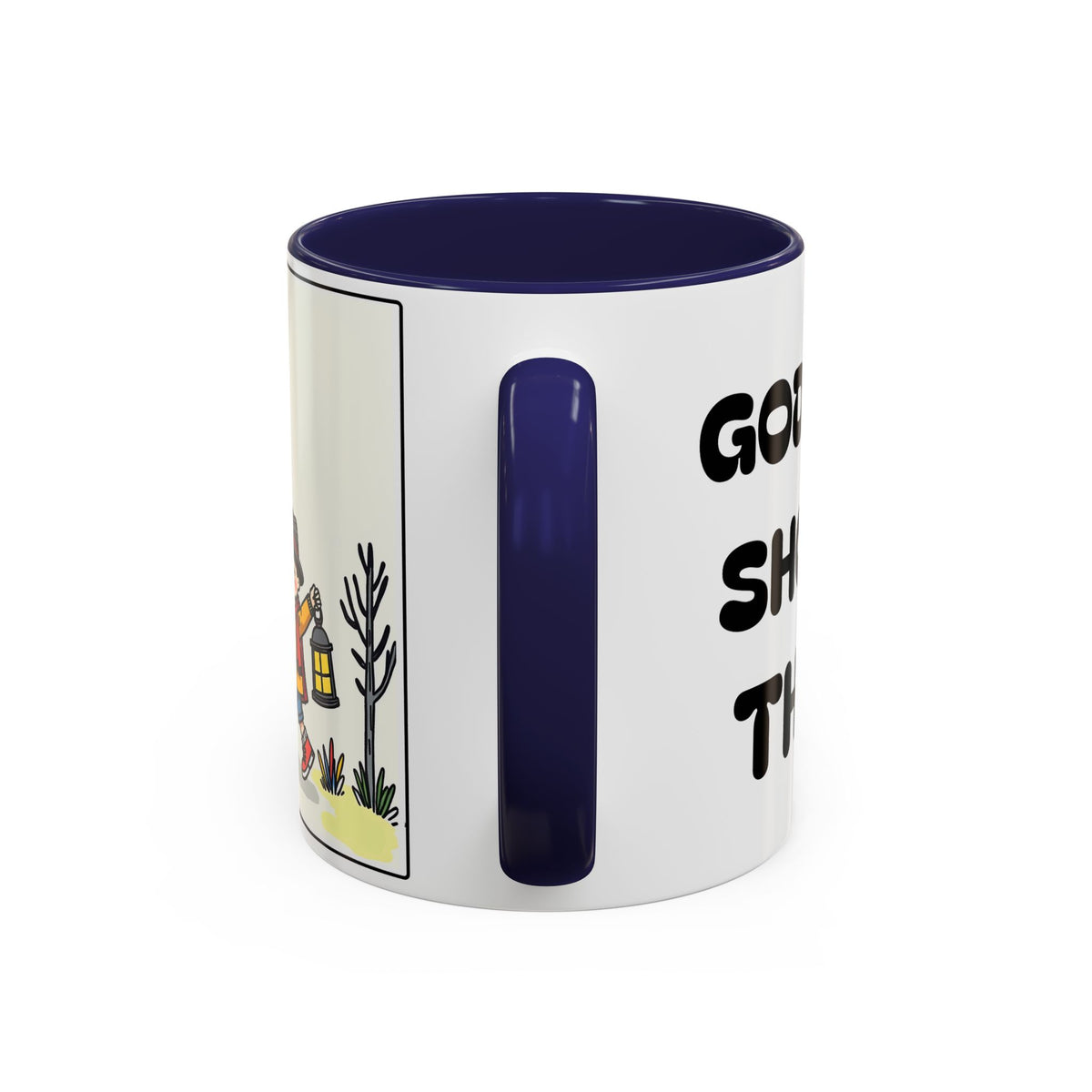 Gods Word Shows Me the Way II — Inspirational Accent Coffee Mug — (11/15 oz)