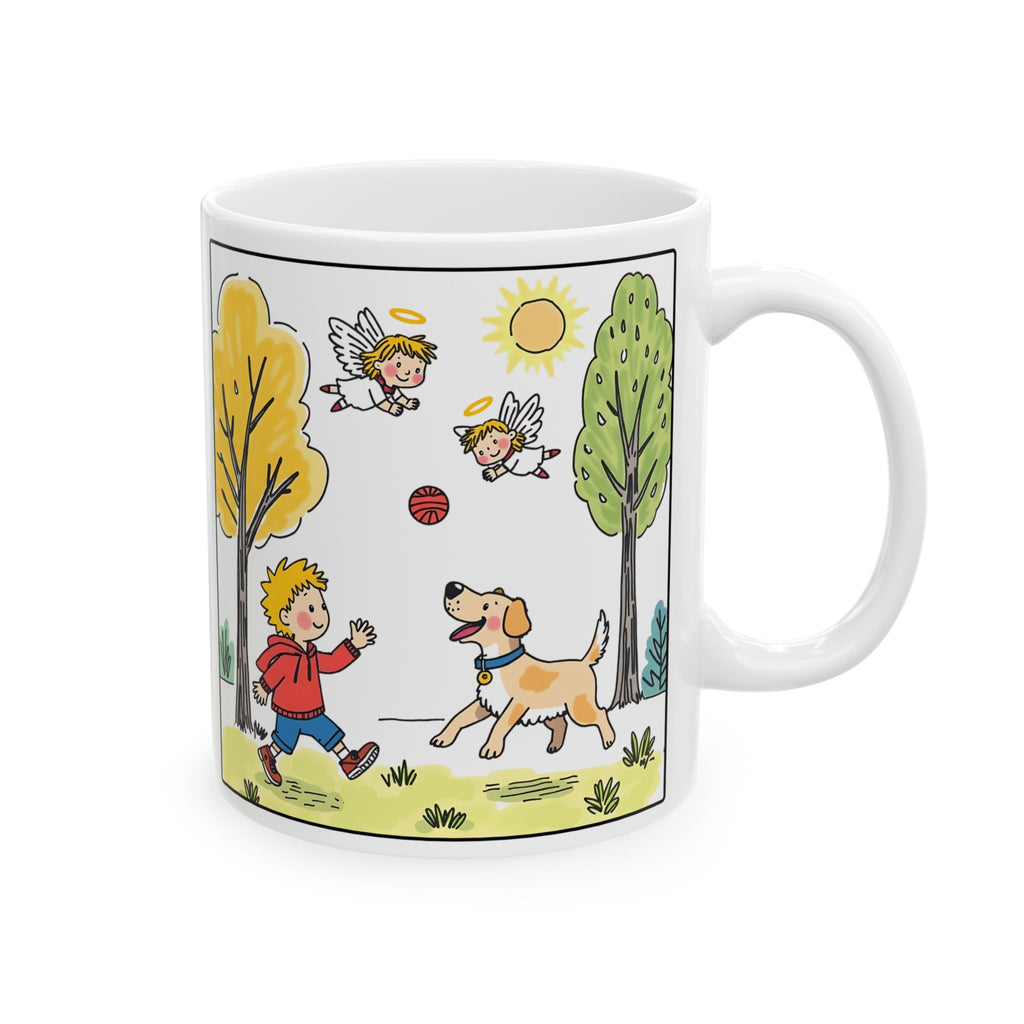 Pure Joy Comes From God Ceramic Mug — Inspirational Faith Coffee Cup (11oz/15oz)