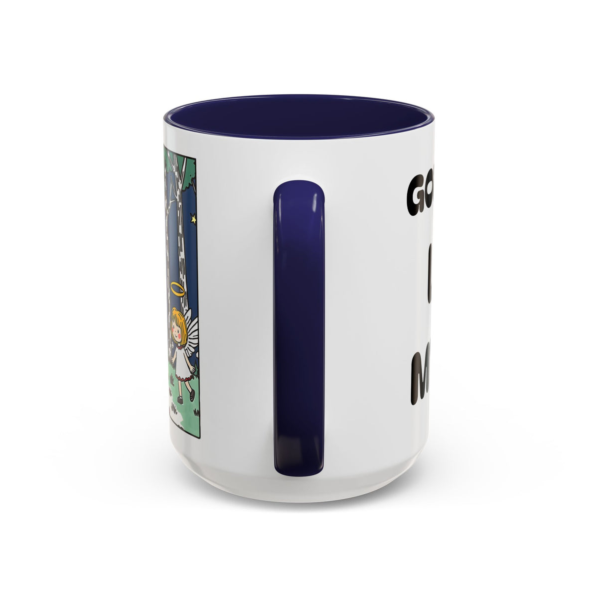 Gods Words Light My Path — Accent Coffee Mug