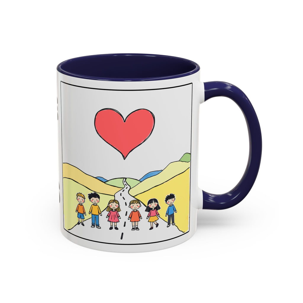 Gods Love For US Never Ends — Inspirational Accent Mug —  (11/15oz)