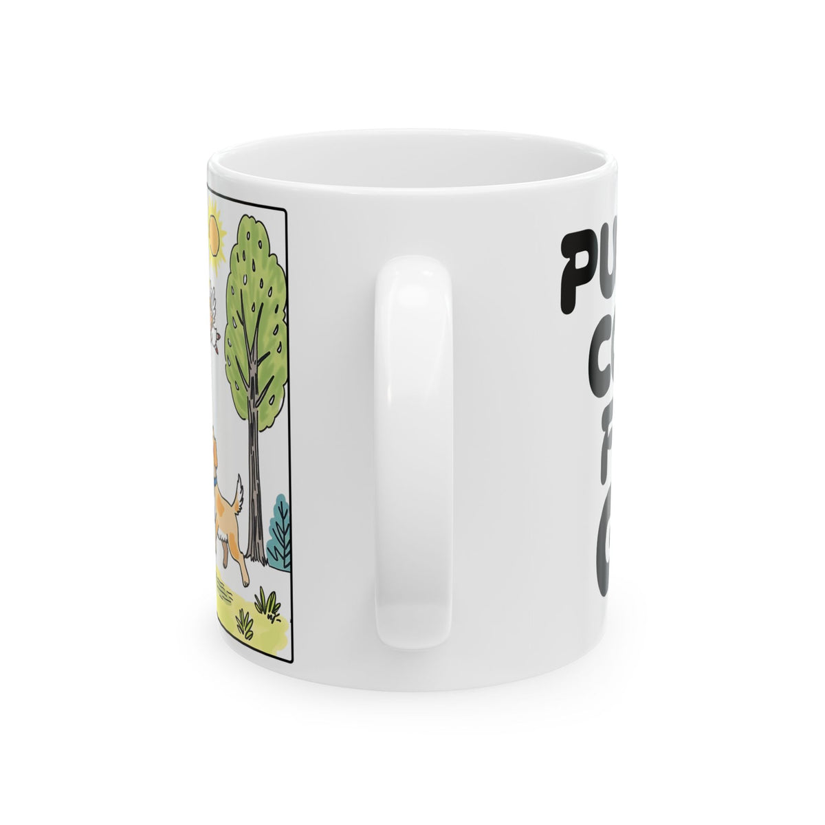 Pure Joy Comes From God Ceramic Mug — Inspirational Faith Coffee Cup (11oz/15oz)