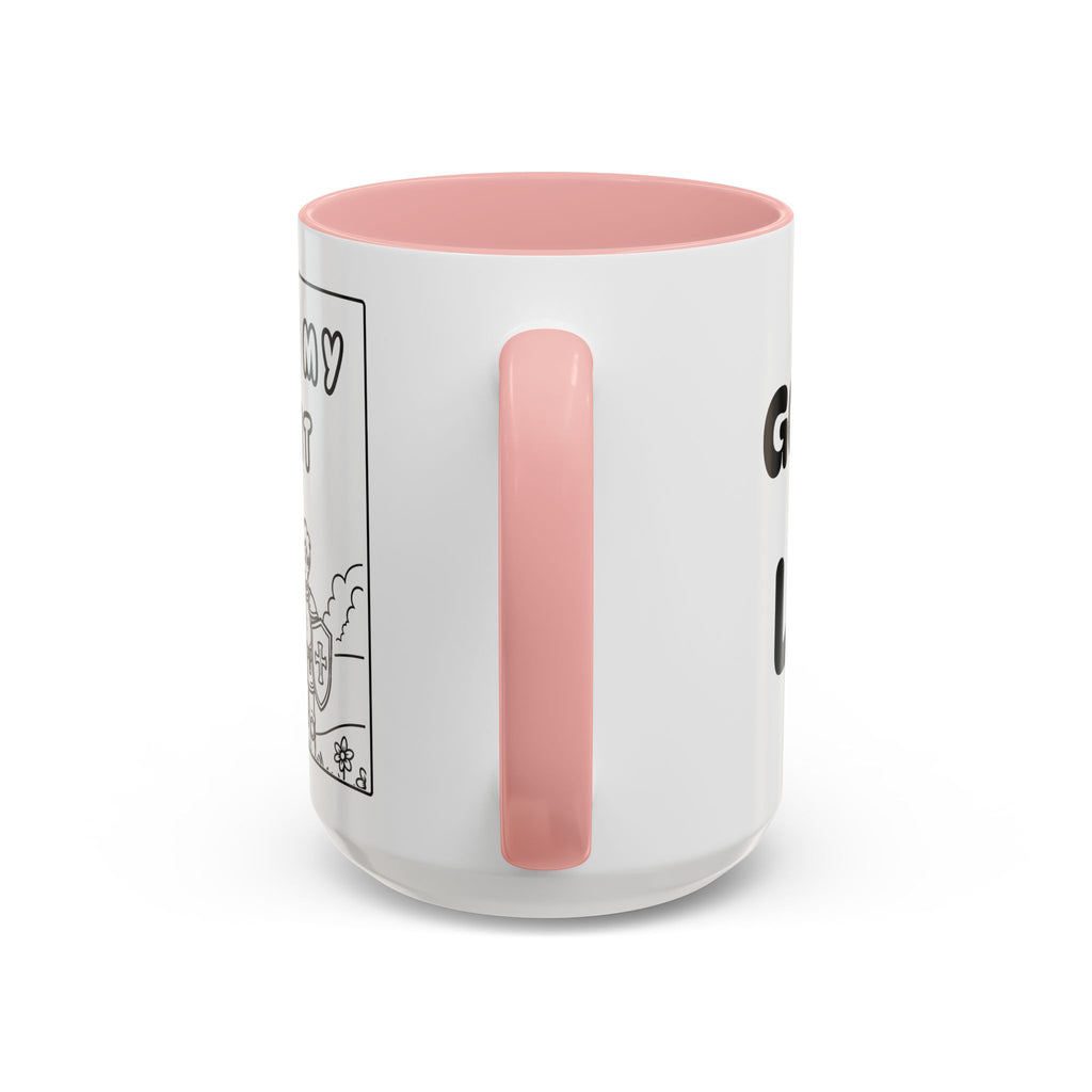 God Is My Light —  Accent Coffee Mug — Inspirational Christian Faith Mug (11/15oz)