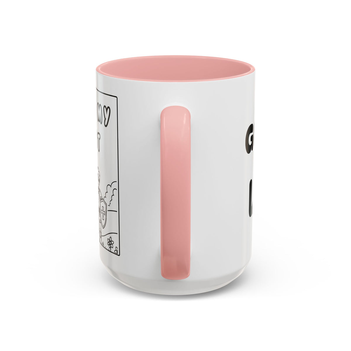 God Is My Light —  Accent Coffee Mug — Inspirational Christian Faith Mug (11/15oz)