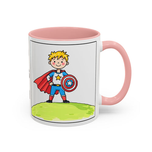 Be Brave and Stand Strong in Your Faith II —  Accent Coffee Mug