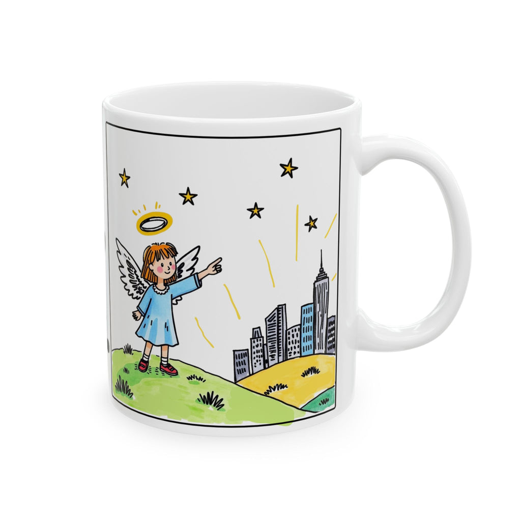 You Are That City on the Hill - Ceramic Mug – Inspirational Angel Quote Coffee Cup (11oz/15oz)