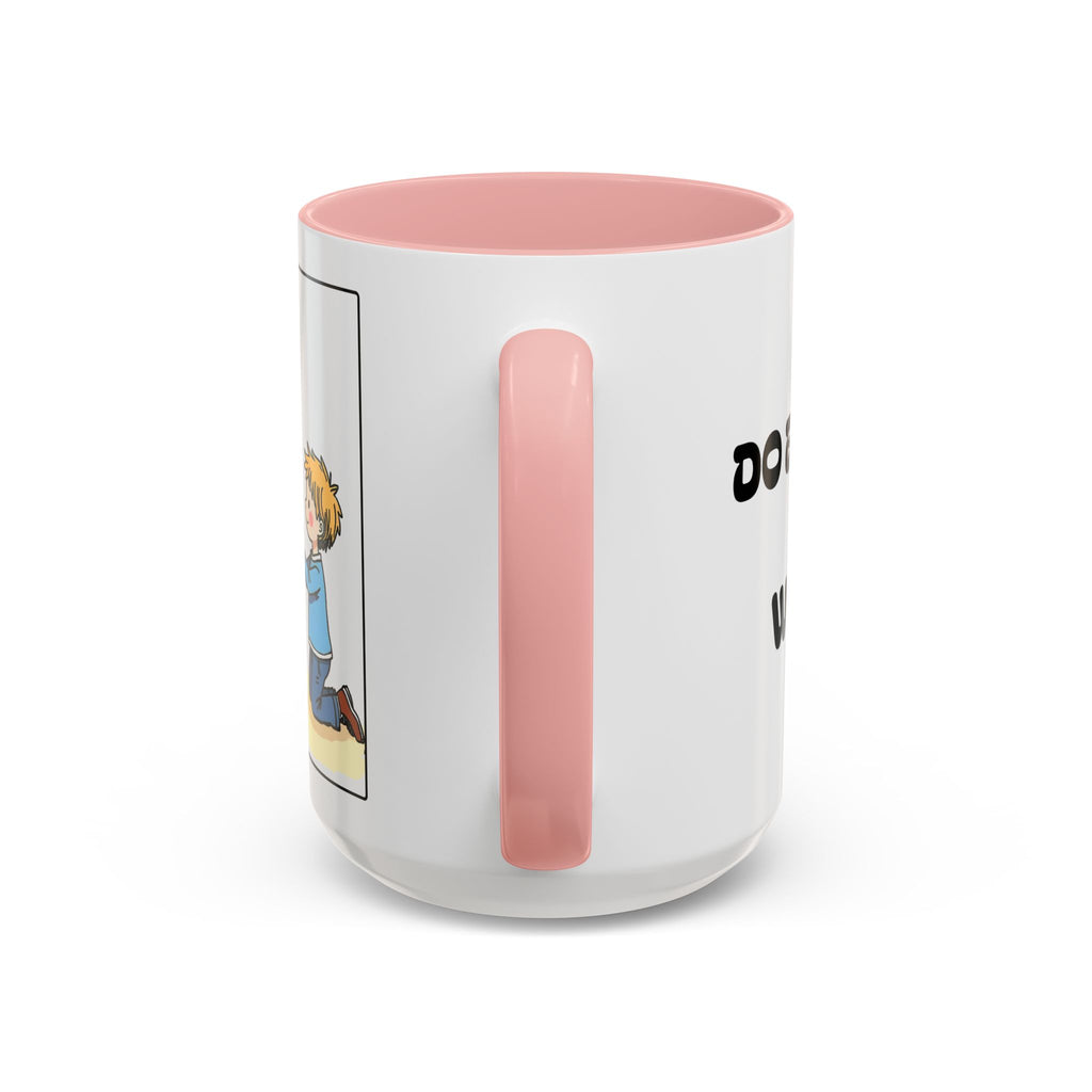 Do Everything With Love II —  Accent Coffee Mug — Inspirational Kid-Friendly Ceramic Mug (11/15oz)