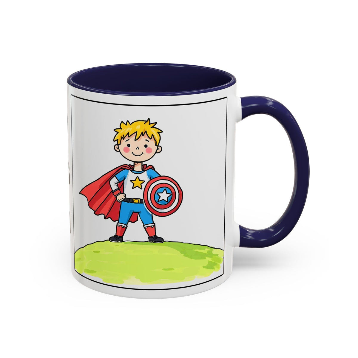 Be Brave and Stand Strong in Your Faith II —  Accent Coffee Mug