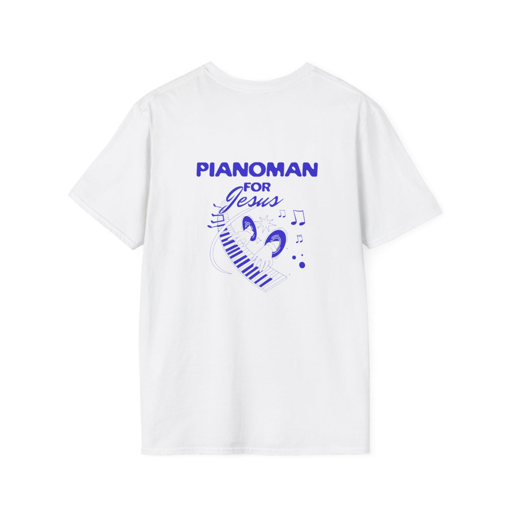 Pianoman for Jesus T-Shirt — Christian Musician Tee