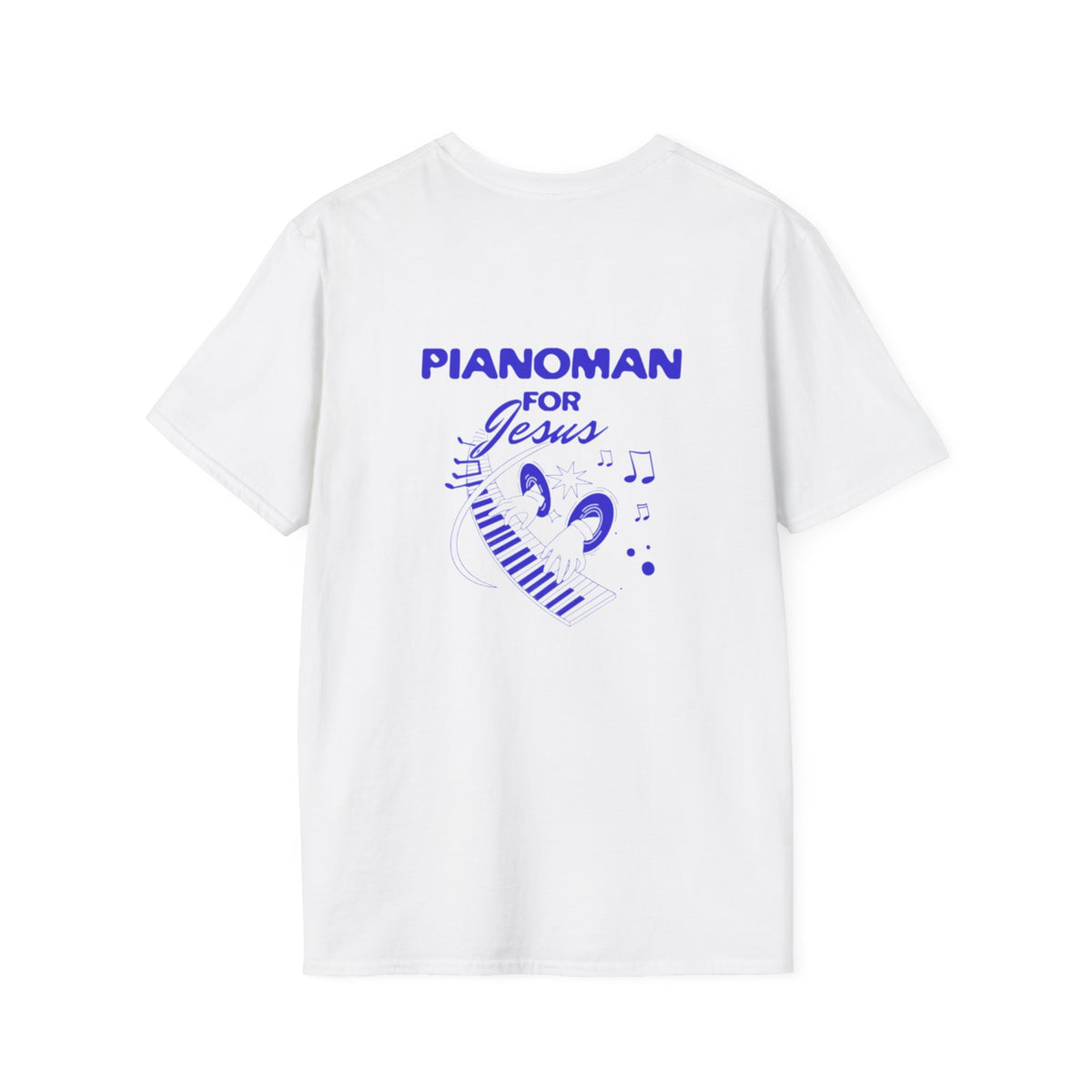 Pianoman for Jesus T-Shirt — Christian Musician Tee