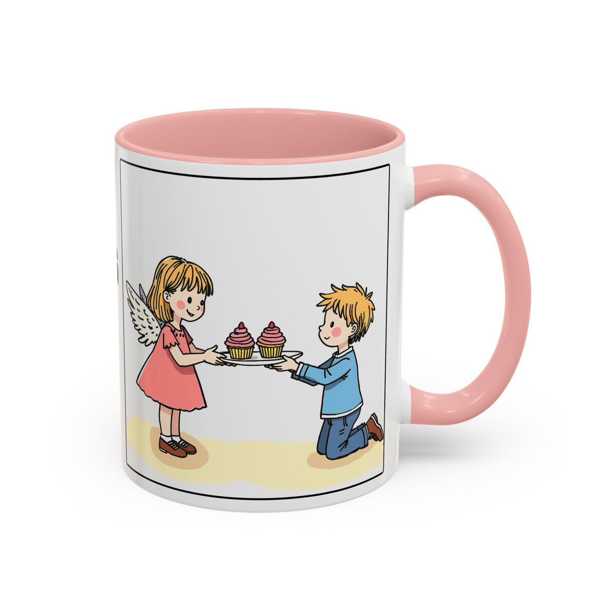 Do Everything With Love II —  Accent Coffee Mug — Inspirational Kid-Friendly Ceramic Mug (11/15oz)