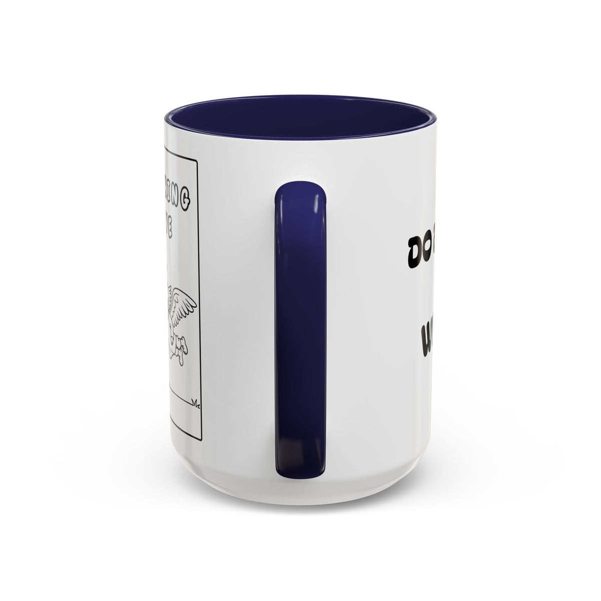 Do Everything With Love —  Accent Coffee Mug — Inspirational Kid-Friendly Ceramic Mug (11/15oz)