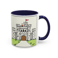God Is My Refuge — Castle Accent Coffee Mug — 11/15oz Christian Inspirational Gift