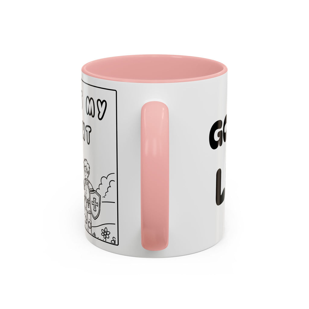 God Is My Light —  Accent Coffee Mug — Inspirational Christian Faith Mug (11/15oz)