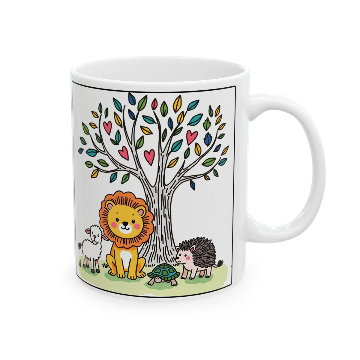Someday The Lion Will Be Gentle — Ceramic Mug (11oz, 15oz)