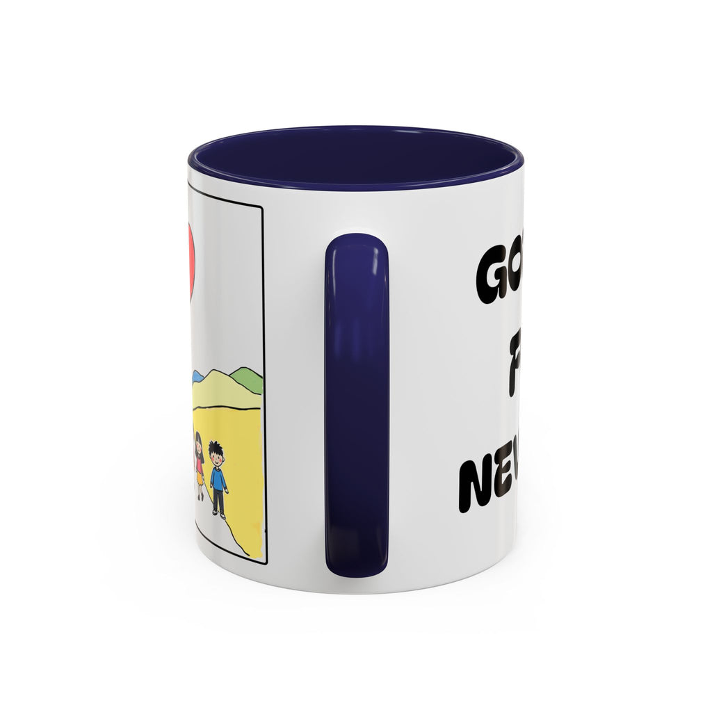Gods Love For US Never Ends — Inspirational Accent Mug —  (11/15oz)