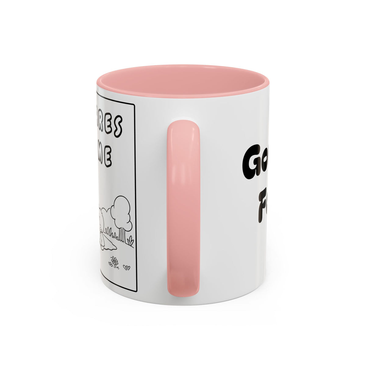 God Cares For Me — Accent Coffee Mug — Inspirational Faith Nursery Design (11/15 oz)