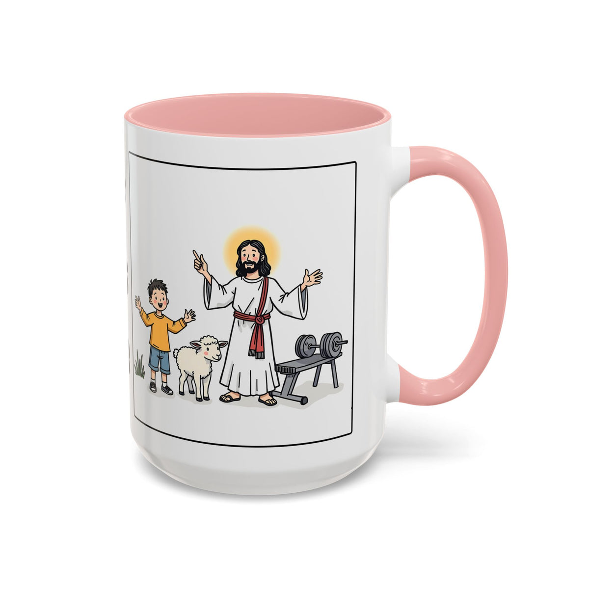 The Joy of Jesus Makes Me Stronger II — Religious Coffee Mug —  Accent Mug