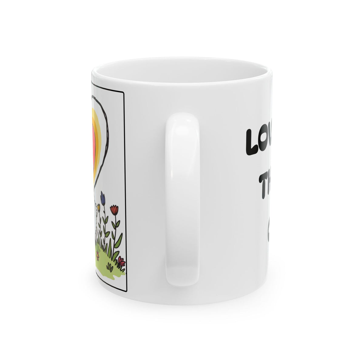 Love Is From The Lamb of God –  Christian Coffee Mug –  Religious Ceramic Mug (11oz/15oz)